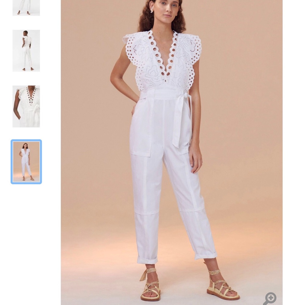 Rebecca Taylor Ariana Embroidered Jumpsuit
